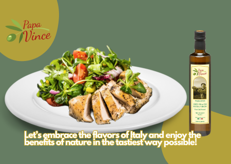 Arugula salad & Extra Virgin Olive Oil recipe