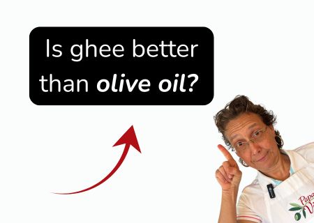 Is ghee better than olive oil?