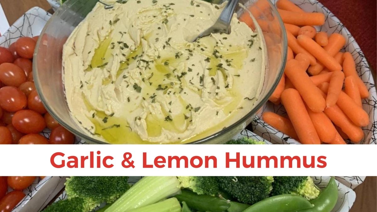 Garlic & Lemon Hummus - Papa Vince