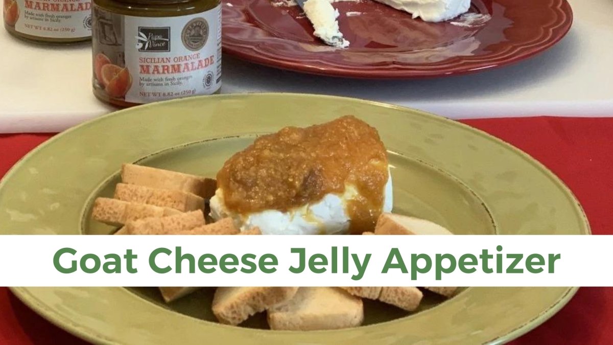 Goat Cheese Jelly Appetizer - Papa Vince