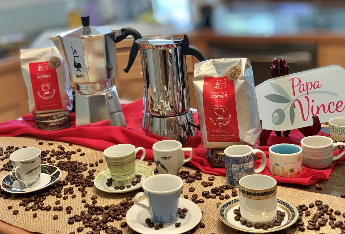 How to make Coffee in a Moka Pot - Papa Vince