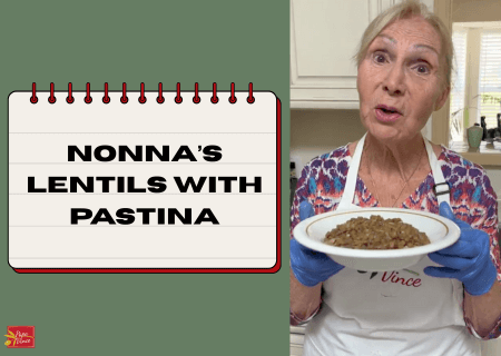 Nonna’s Lentils with Orzo Pastina