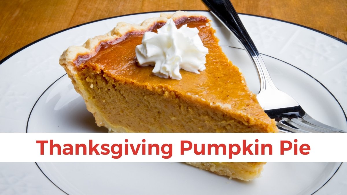 Thansksgiving Pumpkin Pie - Papa Vince