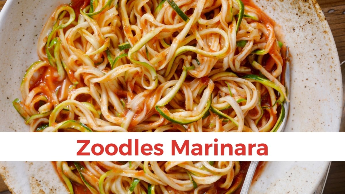 Zoodles Marinara - Papa Vince