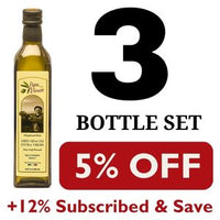 Thumbnail for Papa Vince Olive Oil Extra Virgin - Unblended, Family Harvest, High in Polyphenols, Single Estate, First Cold Pressed, Sicily, Italy, Peppery Finish, Unfiltered, Unrefined,
