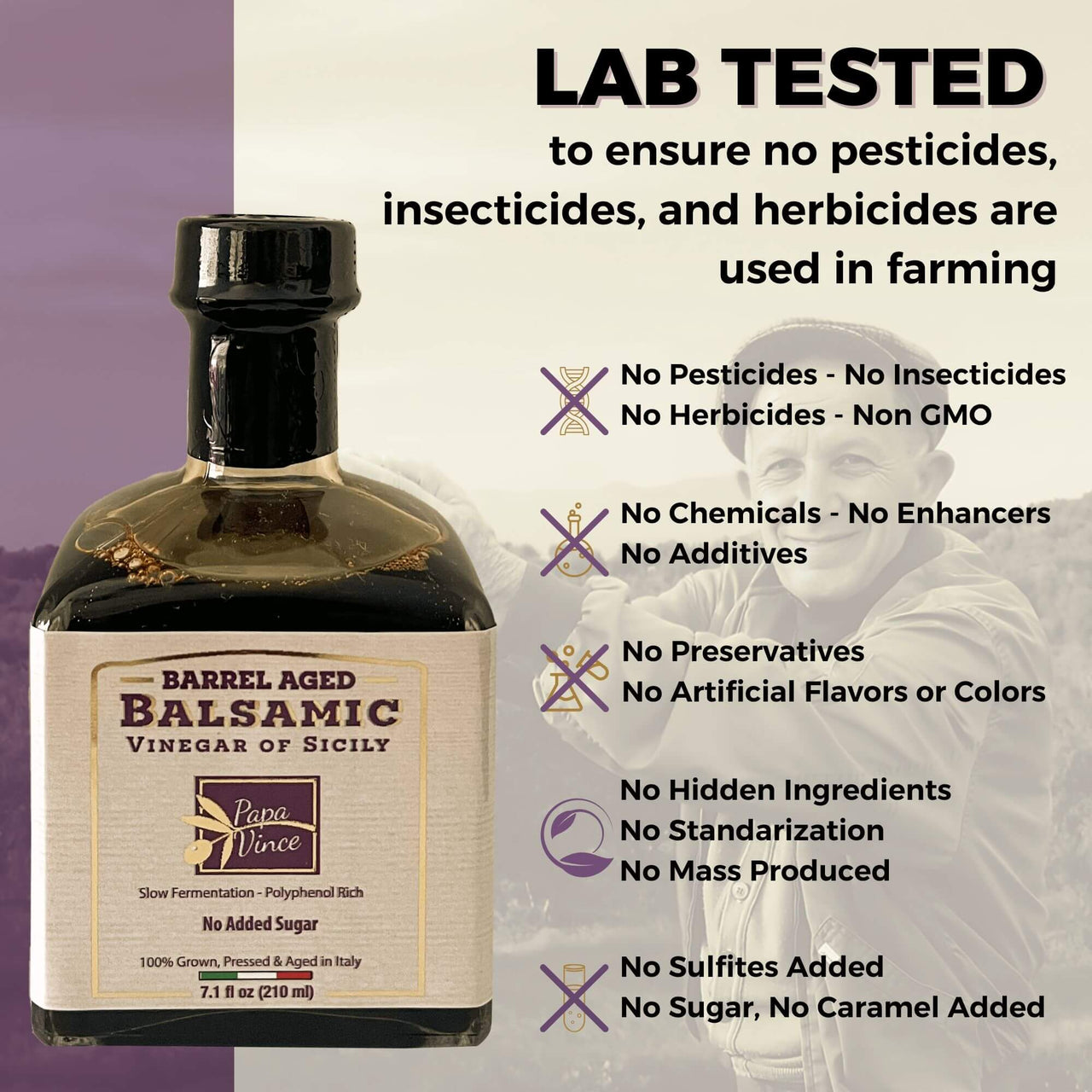 Balsamic Vinegar No Pesticide