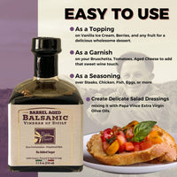 Thumbnail for Balsamic Vinegar NO SUGAR ADDED, Only 2 ingredients, Bruschetta