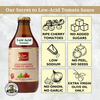 Thumbnail for papa-vince-pasta-tomato-sauce-glass-canned-clean-food-no-sugar-added-low-acid-for-sensitive-stomach-from-sicily-italy-made-with-vine-ripened-tomatoes-handpicked