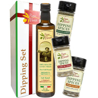 Thumbnail for Papa Vince Italian Bread Dipping Set – Gift-Ready Box with 3 Seasonings + Extra Virgin Olive Oil, Authentic Bread Dipping Experience