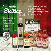 Thumbnail for Sicilian and Italian-Made Food Gift Basket: Low Carb Pasta, Sauce, EVOO, Dressing, Vegan, Keto, No Pesticides