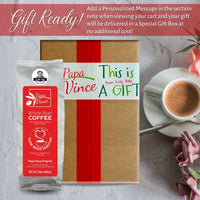 Thumbnail for Papa Vince Low Acid Coffee Beans Whole - Mold Free, Low Bitterness, 100% Arabica Medium Roasted in Sicily. Strong, creamy with hints of chocolate and berries. Perfect with no sugar. Certified Clean - Papa Vince