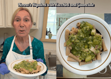Nonna’s Rigatoni with Zucchini and Guanciale