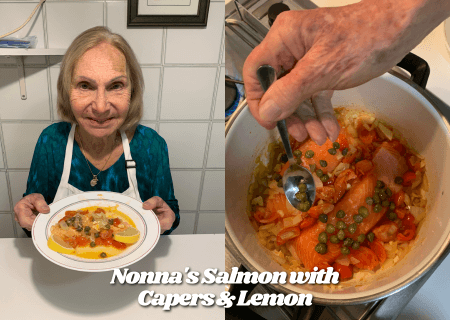 Nonna's Salmon with Capers & Lemon