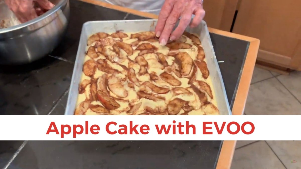 Apple Cake with Extra Virgin Olive Oil - Papa Vince