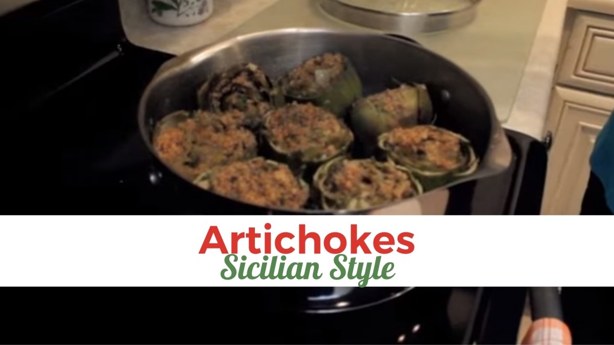 Artichokes Sicilian Style - Papa Vince