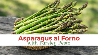 Asparagus al Forno with Parsley Pesto