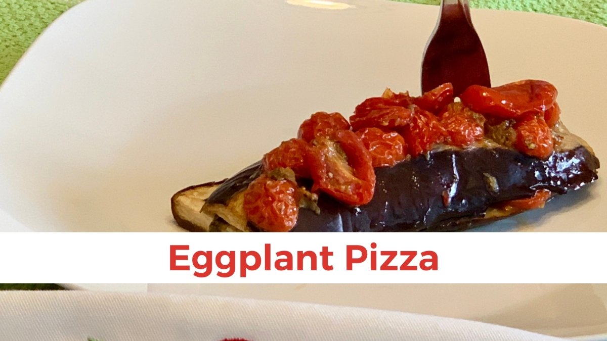 Eggplant Pizza - Papa Vince
