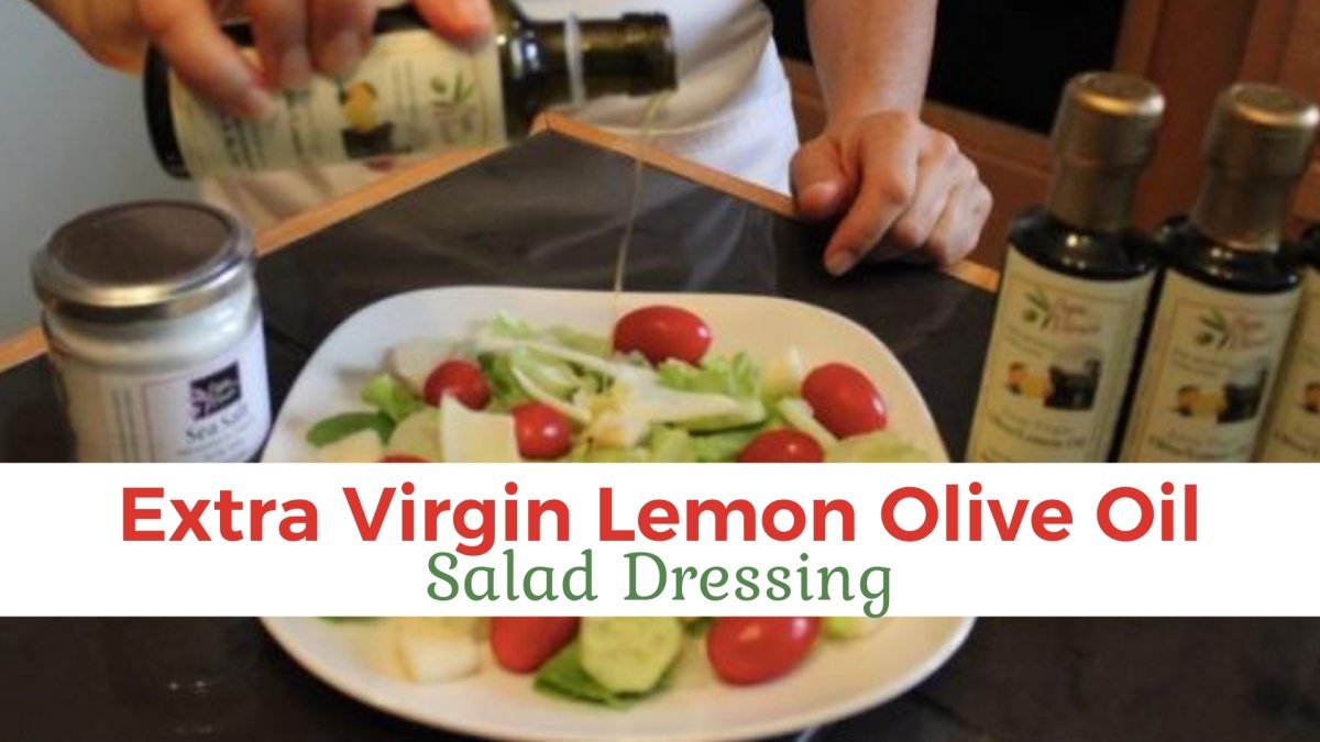 Extra Virgin Lemon Olive Oil Salad Dressing - Papa Vince