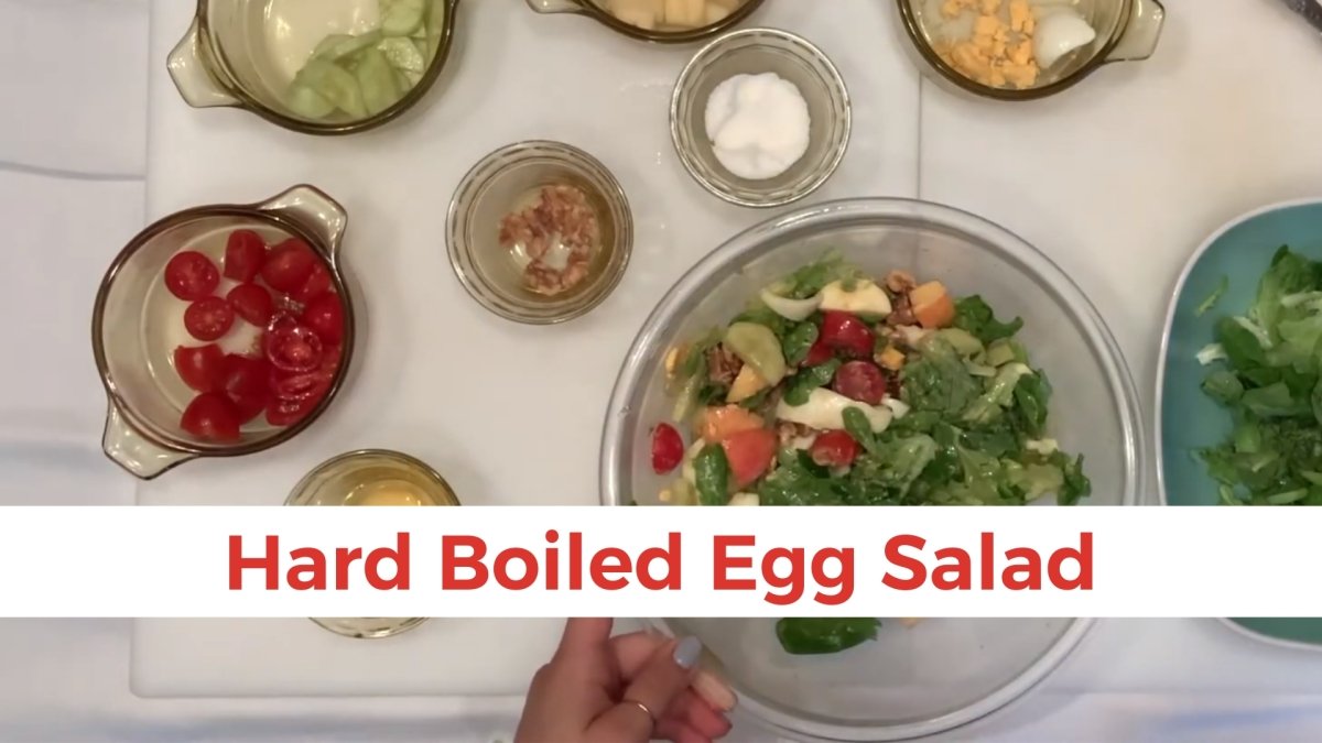 Hard Boiled Egg Salad - Papa Vince