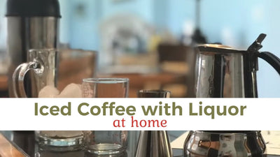 Iced Coffee with Liquor at home - Shakerato
