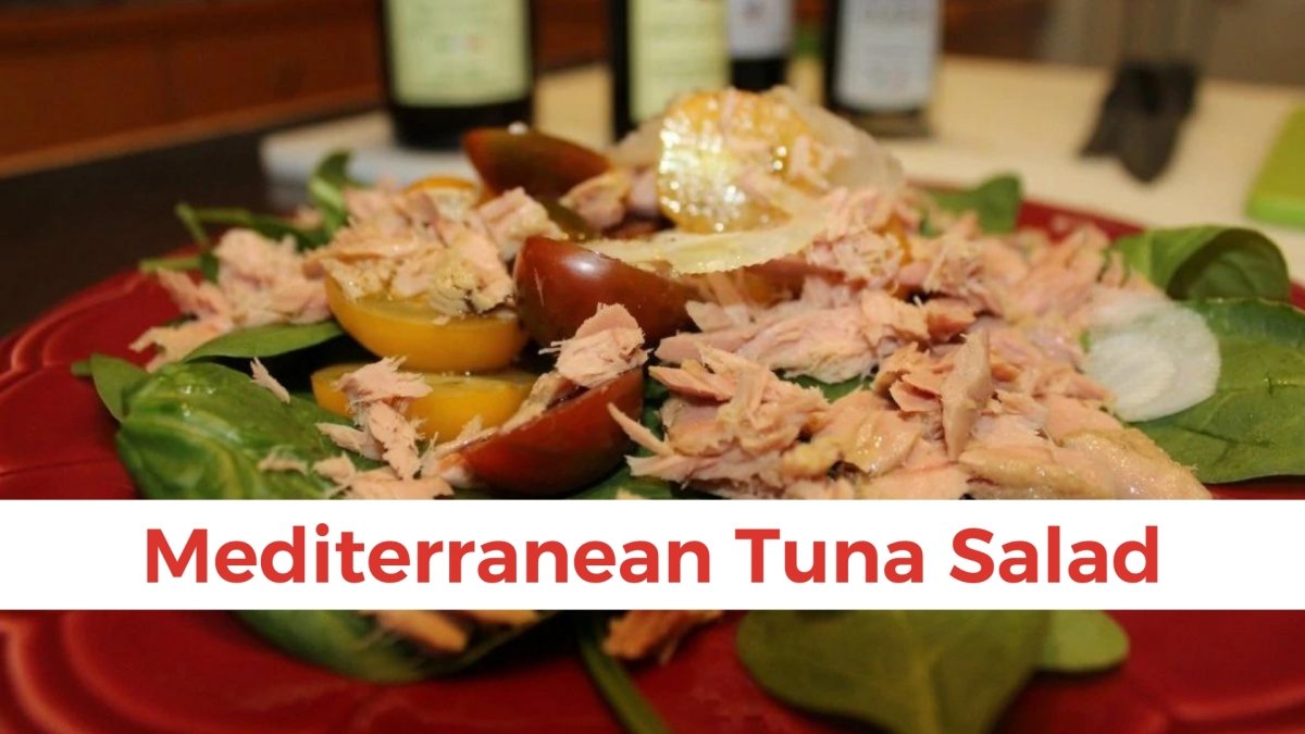 Mediterranean Tuna Salad - Papa Vince