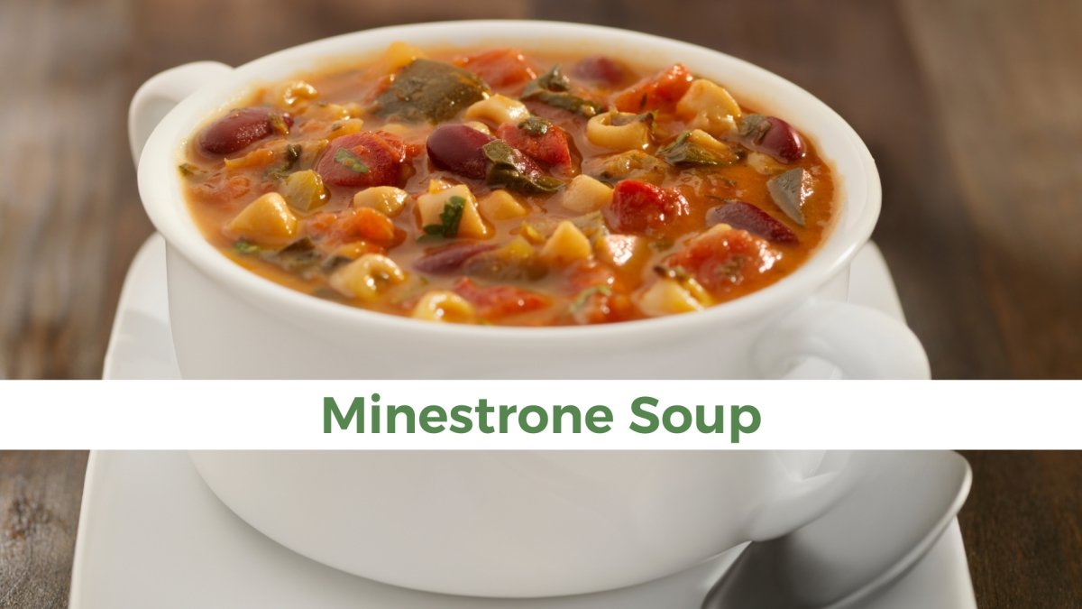 Minestrone Soup - a classic Italian dish! - Papa Vince