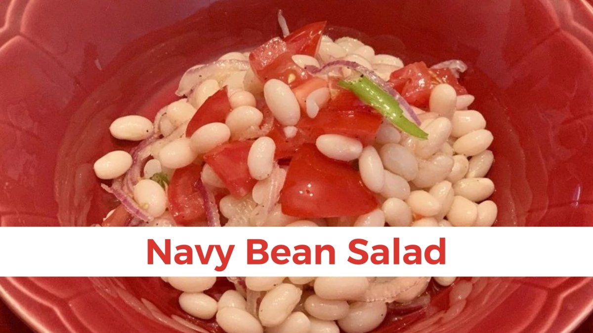 Navy Bean Salad - Papa Vince