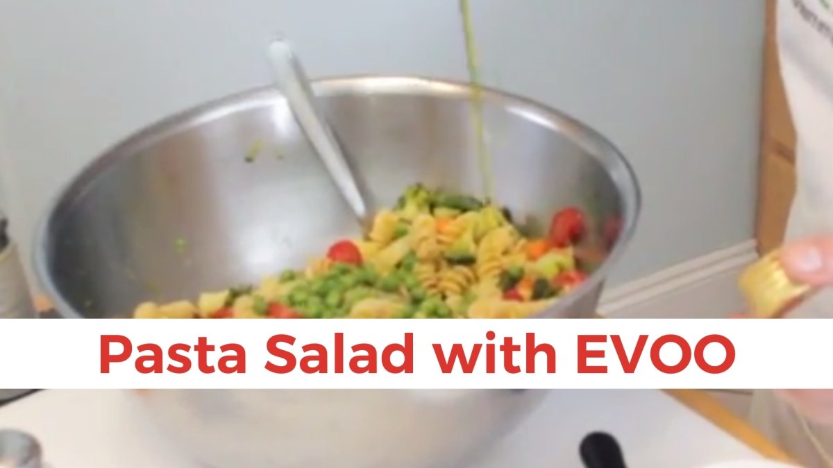 Pasta Salad with Extra Virgin Olive Oil - Papa Vince