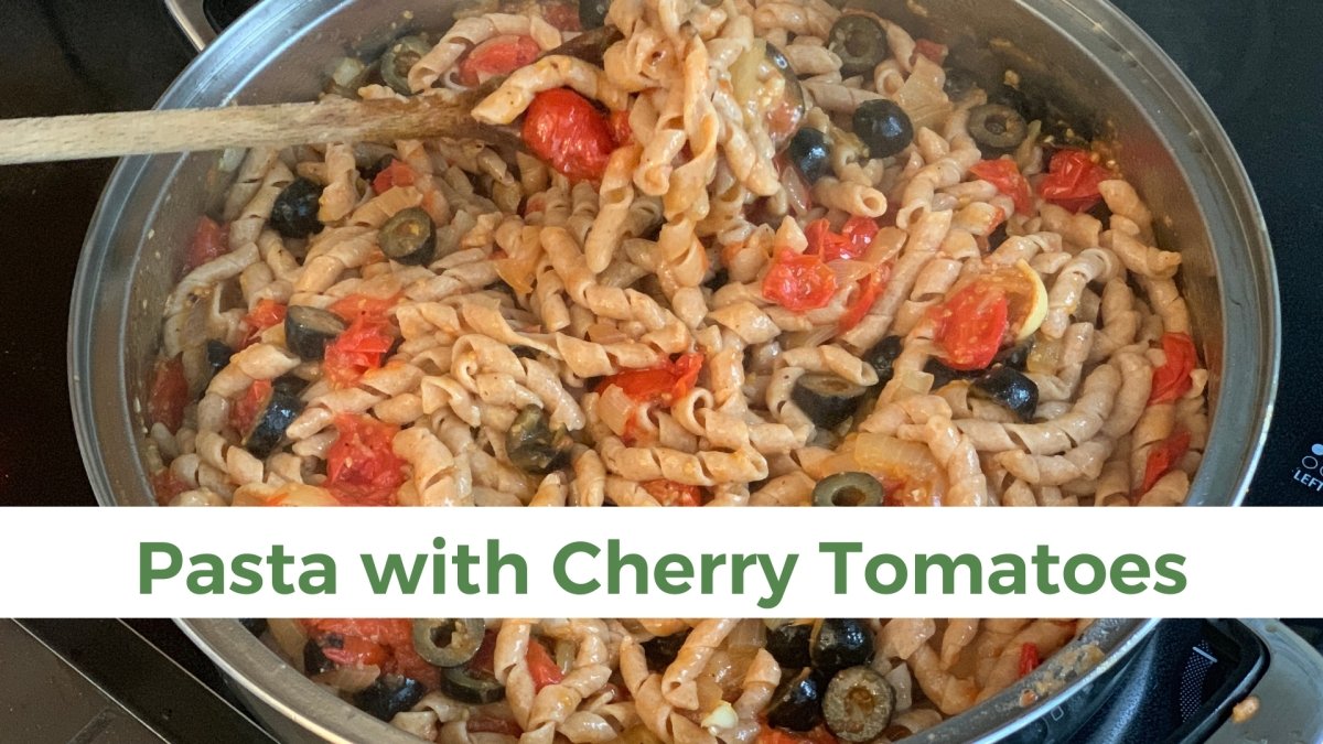 Pasta with Cherry Tomatoes - Papa Vince
