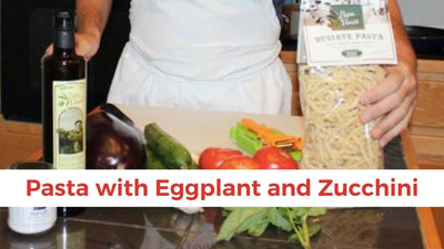 Pasta with Eggplant and Zucchini