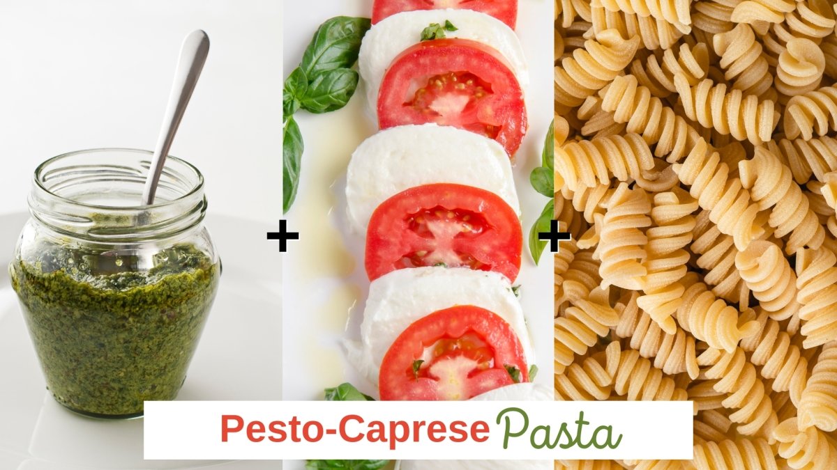 Pesto-Caprese Pasta - Papa Vince