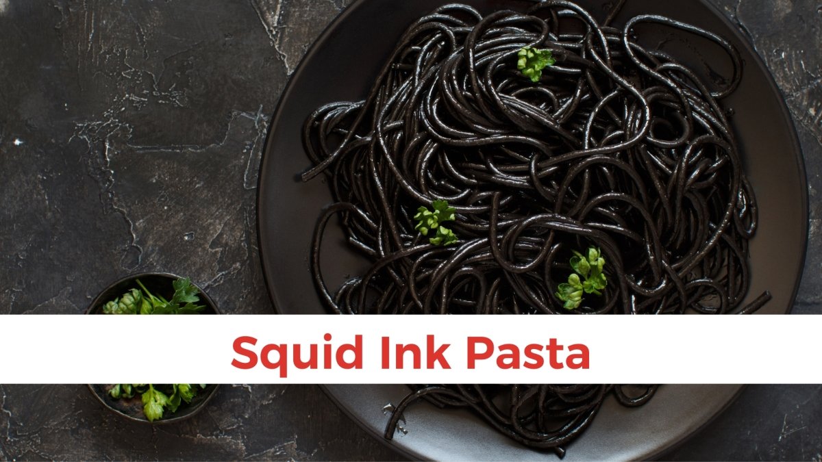 Squid Ink Pasta - Papa Vince