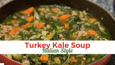 Turkey Kale Soup Italian Style