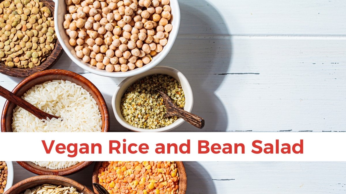 Vegan Rice and Bean Salad - Papa Vince