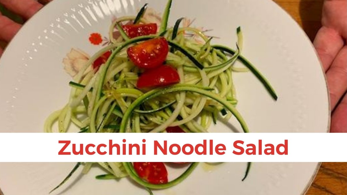 Zucchini Noodle Salad - Papa Vince