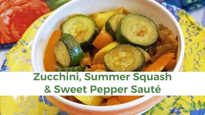Zucchini, Summer Squash and Sweet Pepper Sauté