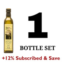 Thumbnail for Papa Vince Olive Oil Extra Virgin - Unblended, Family Harvest, High in Polyphenols, Single Estate, First Cold Pressed, Sicily, Italy, Peppery Finish, Unfiltered, Unrefined,