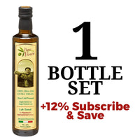 Thumbnail for Papa Vince Olive Oil Extra Virgin - Unblended, Family Harvest, High in Polyphenols, Single Estate, First Cold Pressed, Sicily, Italy, Peppery Finish, Unfiltered, Unrefined,