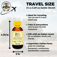 Thumbnail for Flavored Olive Oil Extra Virgin Set from Sicily - Chili Pepper, Citrus, Lemon Infused Olive Oil Gift | Papa Vince | 3 fl oz each