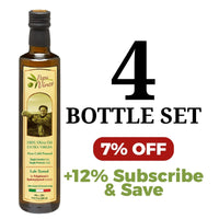 Thumbnail for Papa Vince Olive Oil Extra Virgin - Unblended, Family Harvest, High in Polyphenols, Single Estate, First Cold Pressed, Sicily, Italy, Peppery Finish, Unfiltered, Unrefined,
