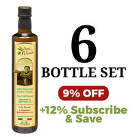 Thumbnail for Papa Vince Olive Oil Extra Virgin - Unblended, Family Harvest, High in Polyphenols, Single Estate, First Cold Pressed, Sicily, Italy, Peppery Finish, Unfiltered, Unrefined,