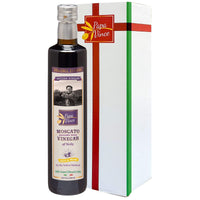 Thumbnail for Balsamic Vinegar Red Wine Moscato - Clean Food, with hints of Figs, Raspberry & Homemade Wine aged 8-years in Oak & Chestnut wood in small batches by our family from Sicily, Italy | 16.91 fl oz - Papa Vince - Papa Vince