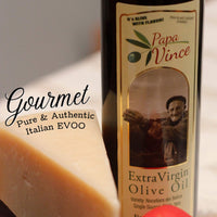 Thumbnail for Papa Vince Olive Oil Extra Virgin Gift - Unblended, Family Harvest 2023/24, High in Polyphenols, Single Estate, First Cold Pressed, Sicily, Italy, Peppery Finish, Unfiltered, Unrefined, Velvet Burgundy