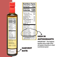 Thumbnail for Chili Pepper Olive Oil Extra Virgin - Unblended, Single Estate, Single Source, Single Family Sicily Italy, Harvest Dec 2024/2025, First Cold Pressed, High in Antioxidants, Polyphenol Rich, Unfiltered, Unrefined - Papa Vince