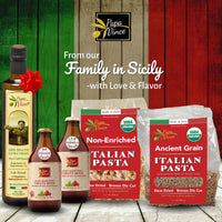 Thumbnail for High in Hydroxytyrosol Olive Oil , Khorasan Orzo and Tumminia Busiate Pasta, Low Acid Tomato Sauce - Papa Vince - Pasta Made in Italy