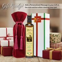 Thumbnail for Papa Vince Olive Oil Extra Virgin Gift - Unblended, Family Harvest 2024/25, High in Polyphenols, Single Estate, First Cold Pressed, Sicily, Italy, Peppery Finish, Unfiltered, Unrefined, Velvet Burgundy - Papa Vince