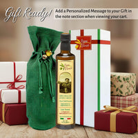Thumbnail for Papa Vince Olive Oil Extra Virgin Gift - Unblended, Family Harvest 2024/25, High in Polyphenols, Single Estate, First Cold Pressed, Sicily, Italy, Peppery Finish, Unfiltered, Unrefined, Green Bag
