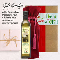 Thumbnail for Papa Vince Olive Oil Extra Virgin Gift - Unblended, Family Harvest 2022/23, High in Polyphenols, Single Estate, First Cold Pressed, Sicily, Italy, Peppery Finish, Unfiltered, Unrefined, Velvet Burgundy - Papa Vince
