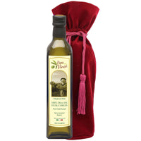 Thumbnail for Papa Vince Olive Oil Extra Virgin Gift - Unblended, Family Harvest 2022/23, High in Polyphenols, Single Estate, First Cold Pressed, Sicily, Italy, Peppery Finish, Unfiltered, Unrefined, Velvet Burgundy - Papa Vince