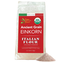 Thumbnail for Organic Stone-Milled Einkorn Flour Made in Italy | Non-Enriched, Unbleached, High-Fiber | Ancient Whole Wheat Heirloom
